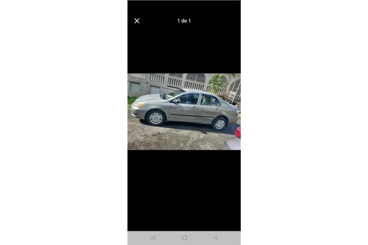 Toyota corolla 2005