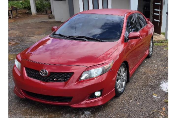 Toyota corolla 09 std tipo s 6,500