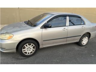 Toyota Puerto Rico Toyota Corolla CE 2003. 162,922 Millas.