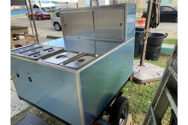 Carrito de hogdo y hamburguer