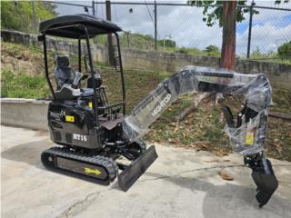Mini excavadora 1.6 ton, Equipo Construccion Puerto Rico