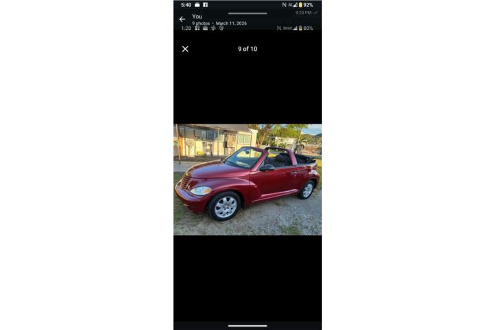 Pt cruiser 2005 convertible