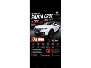 Hyundai Santa Cruz Sel 2022 blanca, Hyundai Puerto Rico