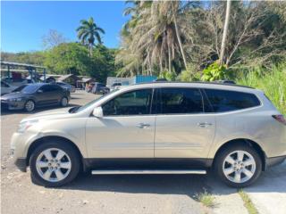 Chevy Traverse LT, 3 filas, 2016 $8000 OMO, Chevrolet Puerto Rico