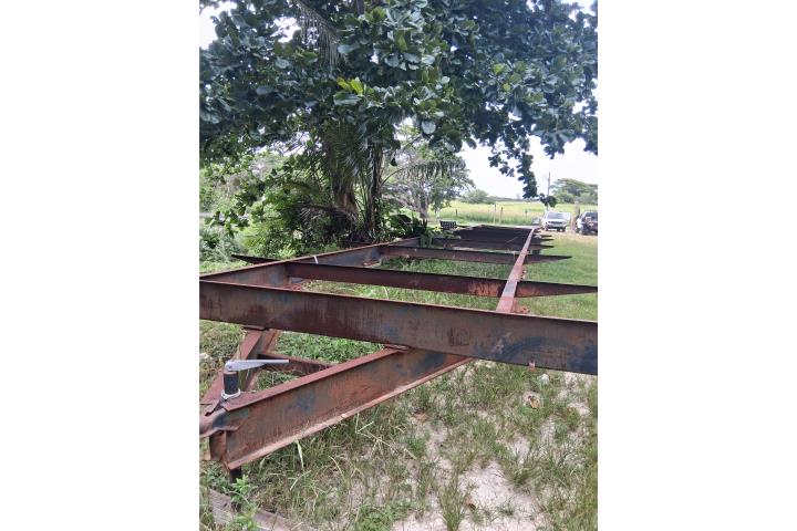 Chasis trailer 12 ancho x 52 largo 12 pulgada