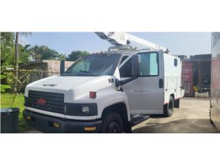 Bucket Truck, Chevrolet C4500 C4C042 blanco, Chevrolet Puerto Rico
