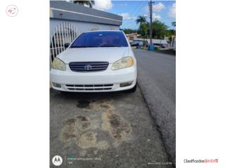 Toyota Puerto Rico Toyota Corolla CE 2003 $4000
