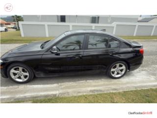 BMW 320 2014 Negro con interiores crema, BMW Puerto Rico