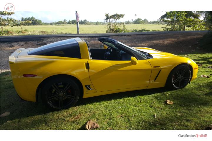 Corvette 2008 color amarilla