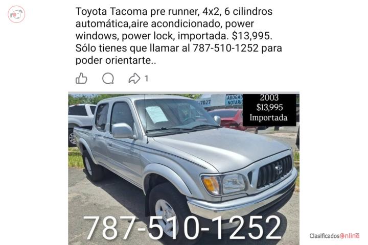 Toyota Tacoma 2003 $13,995