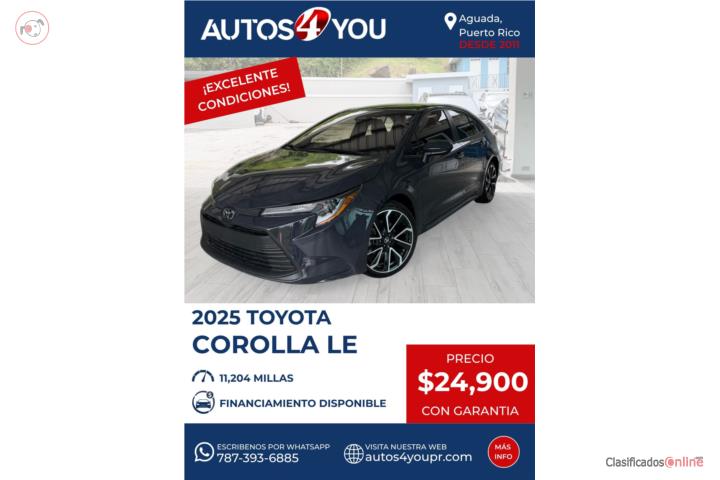 Toyota Corolla LE 2025