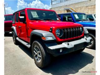 202 Jeep Wrangler Sport S Firecraker Red, Jeep Puerto Rico
