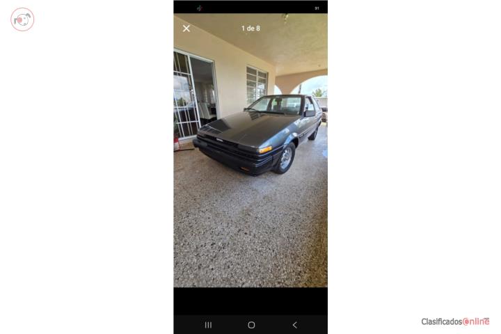Toyota 1.6 del 86 (1 solo dueño) $6,500