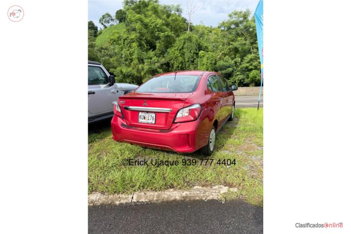 Mitsubishi Mirage G4 2024 rojo poco millaje