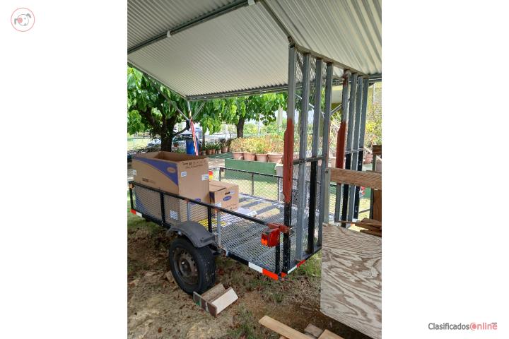 Trailer 5x8 para carga liviana.