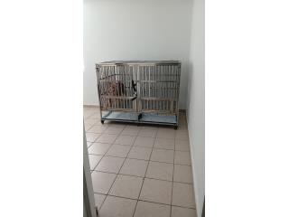 Jaula stainles steel XL para perros  Puerto Rico