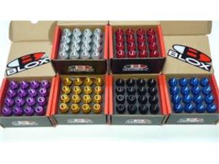 TUERCAS BLOX VARIEDAD COLORES - ENVIO GRATIS Puerto Rico JDM AUTOLUMINATE 