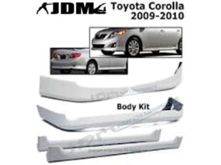 TOYOTA COROLLA 09 10 BODY KIT FIBERGLASS