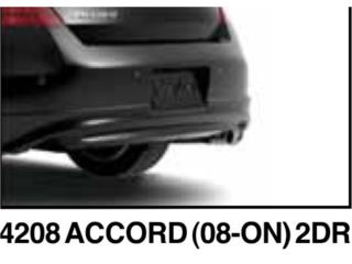 REAR LIP HONDA ACCORD 08 - 12 2DR