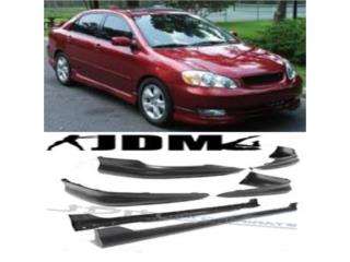 TOYOTA COROLLA 03 04 BODY KIT FIBERGLASS Puerto Rico JDM AUTOLUMINATE 