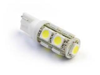 LED T10 9 SMD 5050 BLANCA INTERIOR REVERSA Puerto Rico JDM AUTOLUMINATE 