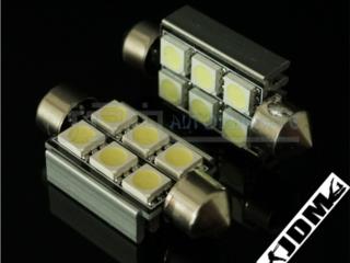 LED 39MM 6 SMD CANBUS (NO ERROR) EUROPEOS Puerto Rico JDM AUTOLUMINATE 