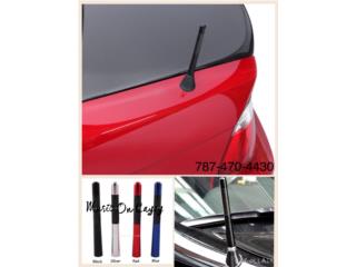 ANTENA CARBON FIBER UNIVERSAL Puerto Rico MUSIC ON AUTO ACCESSORIES INC.