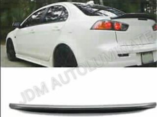 MITSUBISHI LANCER 08 17 SPOILER DUCKBILL PLASTICO Puerto Rico JDM AUTOLUMINATE 