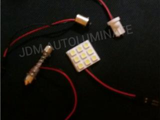 LED UNIVERSAL BOARD DE 9 SMD 5050 ULTRA WHITE Puerto Rico JDM AUTOLUMINATE 