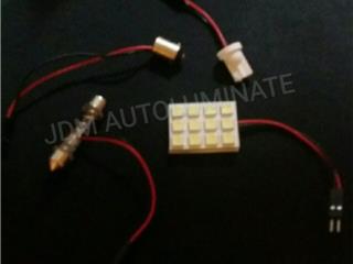 LED UNIVERSAL BOARD 12 SMD 5050 ULTRA WHITE Puerto Rico JDM AUTOLUMINATE 