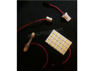 LED UNIVERSAL 24 SMD 5050 ULTRA WHITE Puerto Rico JDM AUTOLUMINATE 