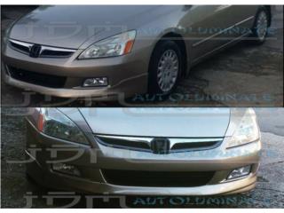 HONDA ACCORD 06 07 SEDAN FRONT LIP EN GOMA  Puerto Rico JDM AUTOLUMINATE 