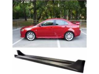 MITSUBISHI LANCER 08 15 ESTRIBOS SIDE SKIRTS GOMA Puerto Rico JDM AUTOLUMINATE 