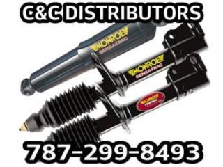 VARIEDAD Y GARANTIA EN SHOCK ABSORBER MONROE Puerto Rico C&C DISTRIBUTORS BATERIA SAINT JUST CAROLINA