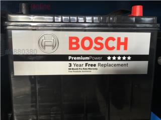 Baterias bosch variedad 115.00 3 ańos de gara Puerto Rico GARCIA TIRE