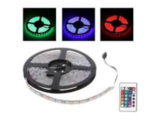 ROLLO LED MULTI-COLOR C/REMOTO DE 16''