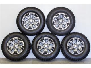 AROS JEEP RUBICON SET DE 5 NUEVOS CON GOMAS Puerto Rico wheelstirepr.co