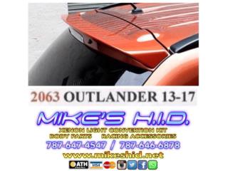 ROOF SPOILER MITSUBISHI OUTLANDER 13 - 17 Puerto Rico MIKE'S H.I.D.