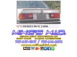 SPOILER BAUL BMW 3 SERIES 80-91 2/4DR Puerto Rico MIKE'S H.I.D.