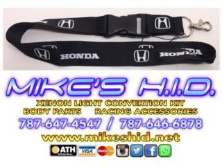 LLAVERO - LANYARD - HONDA BLACK