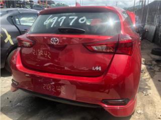 Bumper trasero toyota IM 2017 Puerto Rico CORREA AUTO PIEZAS IMPORT