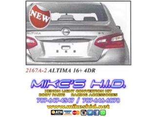 SPOILER BAUL NISSAN ALTIMA  16 + (4DR) Puerto Rico MIKE'S H.I.D.