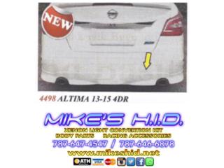 REAR LIP NISSAN ALTIMA 13-15 SEDAN Puerto Rico MIKE'S H.I.D.