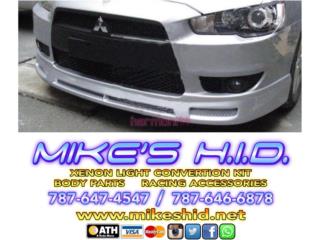 FRONT LIP MITSUBISHI LANCER 08 - 15 Puerto Rico MIKE'S H.I.D.
