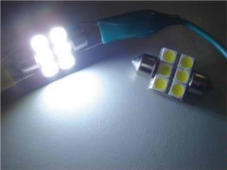 LED 31mm, 6 LED'S SMD (100 ESTILOS MAS)