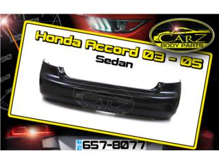 BUMPER Trasero Honda ACCORD 03 - 05 Sedan Puerto Rico CARZ Body Parts