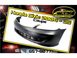 BUMPER Honda CIVIC 2004 - 2005 Coupe Puerto Rico CARZ Body Parts