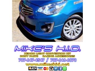 FRONT LIP MITSUBISHI MIRAGE G-4 17-19 Puerto Rico MIKE'S H.I.D.