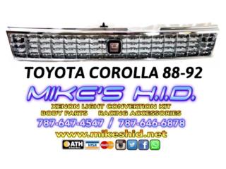 PARRILLA TOYOTA COROLLA 88-92 Puerto Rico MIKE'S H.I.D.