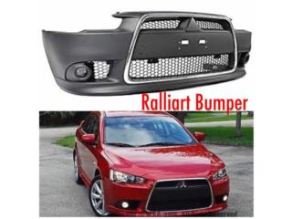 BUMPER RALLIART LANCER (08-UP) EN GOMA